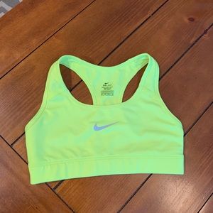 Nike Dri-fit XS yellow sport bra. Final price